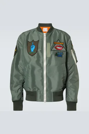 SACAI X Mark Gonzales chaqueta bomber de sarga