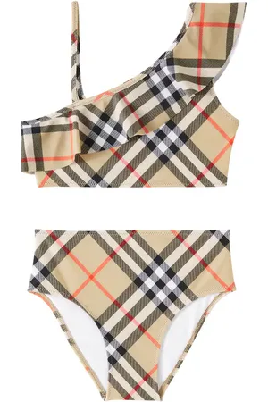 Burberry Bikini con volantes y Burberry Check
