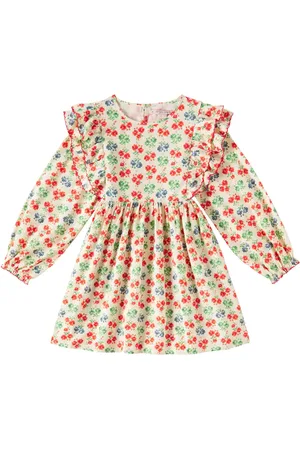 Konges Sløjd Konges Sløjd Vestido Coeur de algodón bordado
