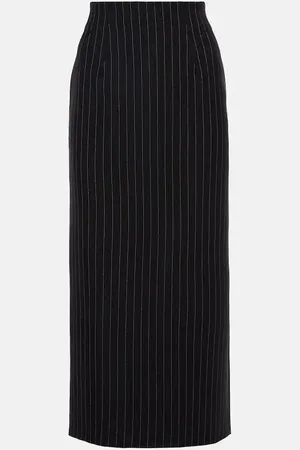 WARDROBE.NYC Falda midi Contour de lana