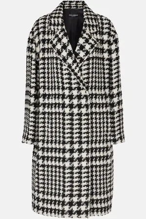 Dolce & Gabbana Abrigo de pata de gallo oversized