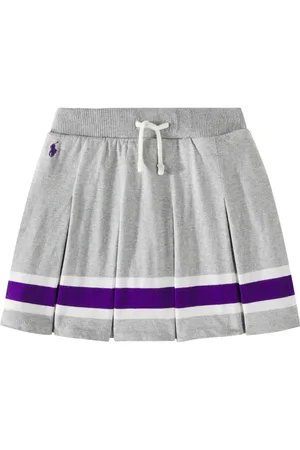 Ralph Lauren Falda de algodón plisada