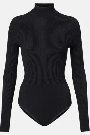 Alaïa Alaïa Body acanalado de cuello alto