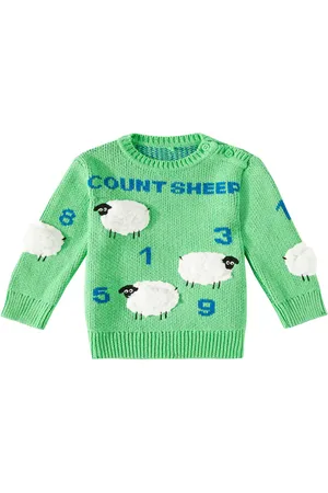 Stella McCartney Bebé - jersey Count Sheep de algodón y lana