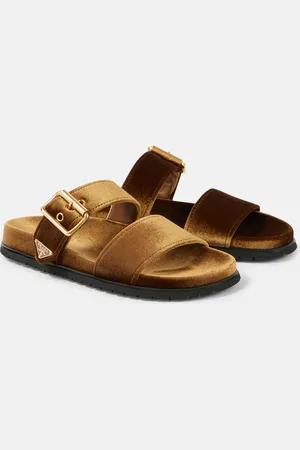 Prada Sandalias de terciopelo