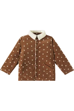 Rylee + Cru Chaqueta Long Chore de pana de algodón