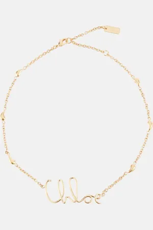 Chloé Chloé Collar de cadena Chloé Iconic con logo