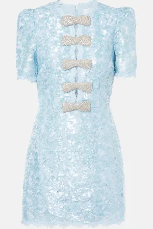 Rebecca Vallance X Nicky Hilton vestido corto Leyla con lentejuelas