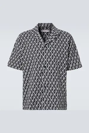 Orlebar Brown Camisa bowling en mezcla de algodón
