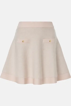 Nina Ricci Minifalda de mezcla de lana