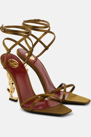 Saint Laurent Sandalias Opyum 110 de crepé satén