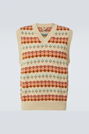 BODE Chaleco Fauna de alpaca en jacquard