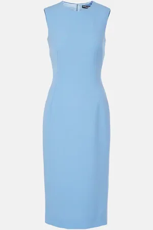 Dolce & Gabbana Vestido midi de lana virgen
