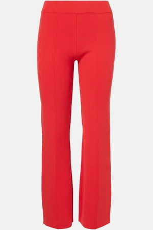 VERONICA BEARD Culottes slim Bray de tiro alto
