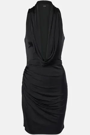 Tom Ford Vestido corto drapeado de jersey