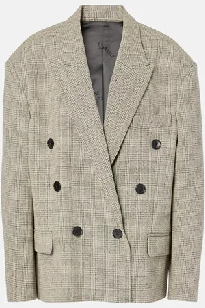 Isabel Marant Blazer Klero de lana a cuadros