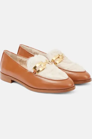 Aquazzura Mocasines Brandi de borrego
