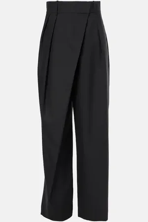 Loewe Pantalones anchos envolventes de lana