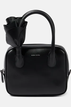 MAGDA BUTRYM Tote Brigette de piel con aplique floral