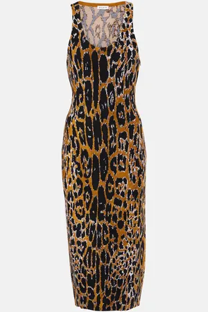 Alaïa Alaïa Vestido midi en jacquard