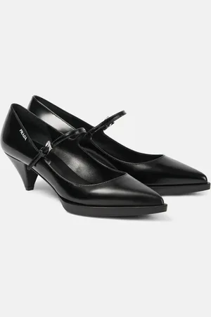 Prada Salones Mary Jane de piel cepillada
