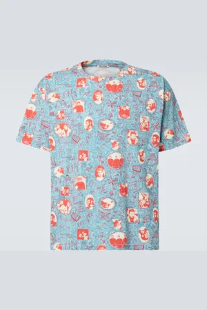 BODE Camiseta Yearbook Boxy de algodón