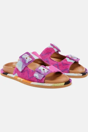 Missoni Sandalias de felpa en zigzag