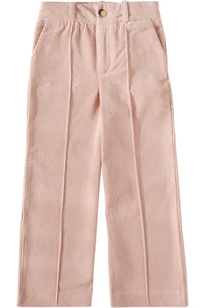 Chloé Chloé Kids Pantalones rectos de terciopelo