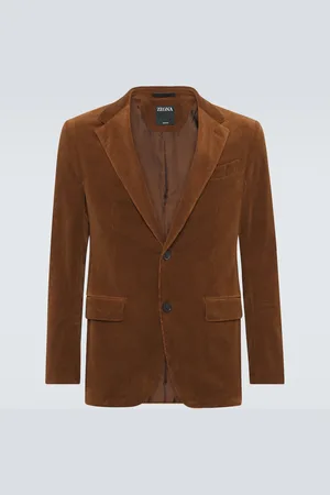 Ermenegildo Zegna Blazer de pana de algodón y cachemir