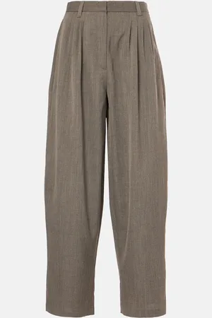 CO Pantalones barrel de mezcla de lana