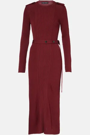 Proenza Schouler Vestido midi acanalado Lauryn