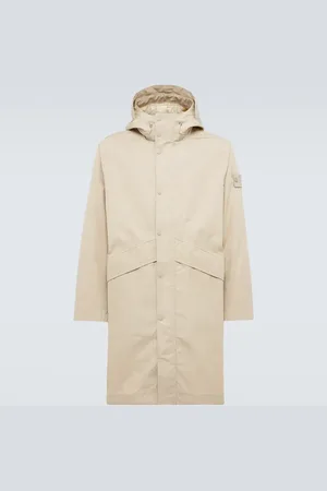 Stone Island Parka de plumas Ghost de gabardina