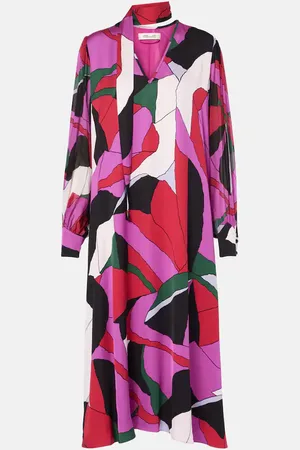 Diane von Furstenberg Vestido midi Abel estampado