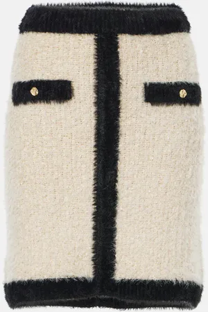Nina Ricci Minifalda de tweed