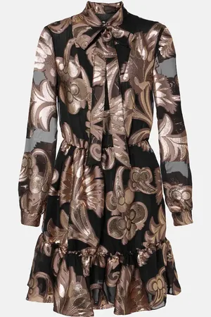 Etro Vestido corto con lazada estampado