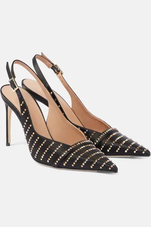 MALONE SOULIERS Salones Jazz 90 de satén adornados