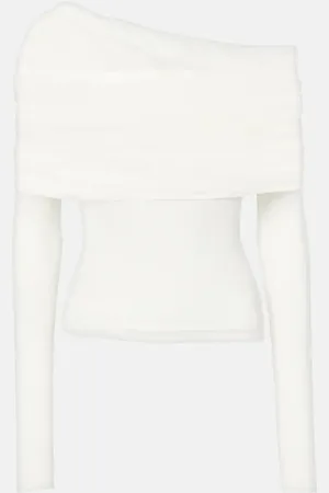 CHRISTOPHER ESBER Top Sonora Veiled drapeado