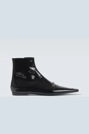 Saint Laurent Botas Milton de charol