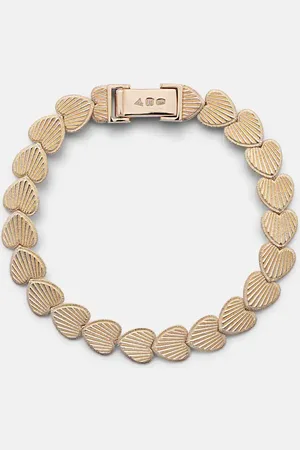 Foundrae Pulsera True Love de oro de 18 ct