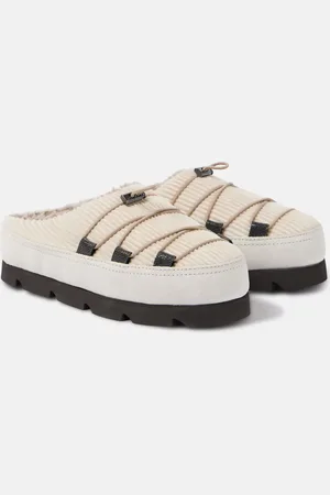 Brunello Cucinelli Slippers Chunky con borrego