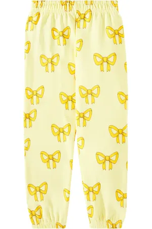 Mini Rodini Pantalones deportivos Bow de algodón