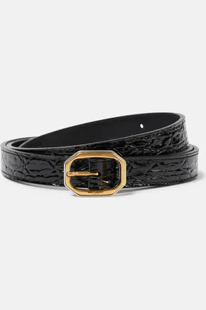 Saint Laurent Cinturón de piel