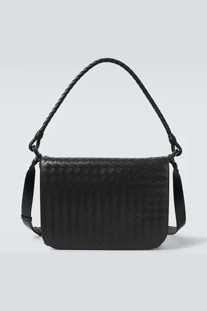 Bottega Veneta Bolso cruzado Swing de piel Intrecciato