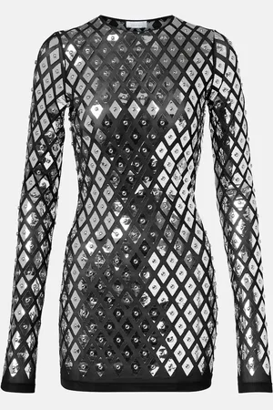 Paco rabanne Vestido corto de jersey adornado