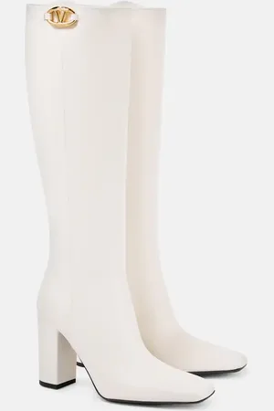 VALENTINO GARAVANI Botas altas VLogo The Bold Edition 100 de piel