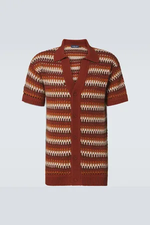 Frescobol Carioca Camisa Pinto de croché de algodón