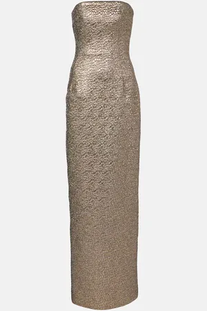 EMILIA WICKSTEAD Vestido corsé de fiesta Laelia en jacquard