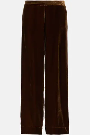 ASCENO Pantalones de pijama London de terciopelo