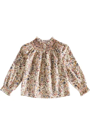 BONPOINT Top Petale de algodón floral