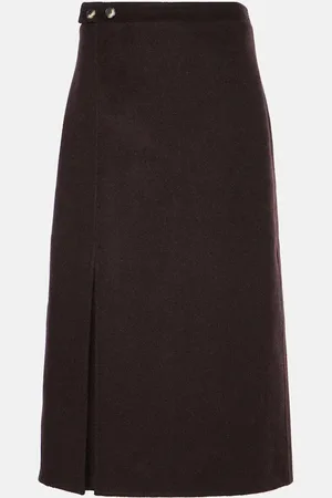 Proenza Schouler Falda midi Adrian White Label de mezcla de lana